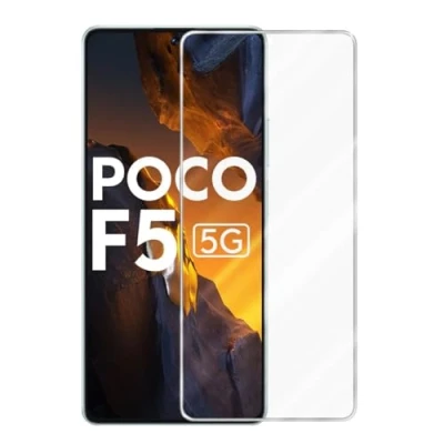 Afbeelding van Cadorabo Pantser film compatibel met Xiaomi Poco F5 Beschermende in KRISTALHELDER Geharde (Tempered) display beschermglas 9H hardheid 3D Touch