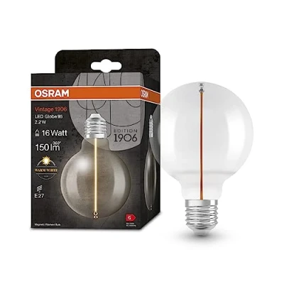 Afbeelding van OSRAM Vintage 1906® Klassieke Globe95 lamp, 2.2W, 150lm