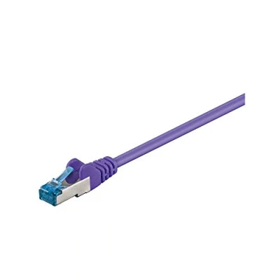 Afbeelding van S/FTP CAT6a 10 Gigabit netwerkkabel / paars LSZH 7,5 meter