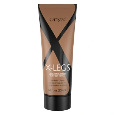Afbeelding van Onyx X Legs Ultra Dark Bruiningsversneller Solarium Crème met Haargroeiremmer &amp; Anti Cellulitis Olie