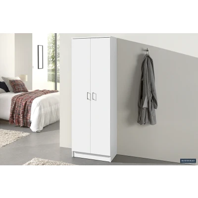 Afbeelding van Opbergkast Ray 60cm met 2 deuren en 4 legplanken wit