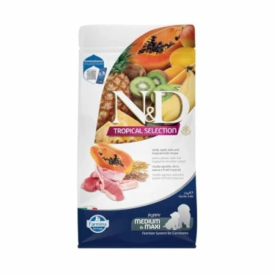 Afbeelding van N&amp;D Dog Tropical Selection Lamb Puppy Med/Maxi 2 kg