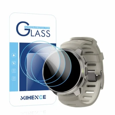Afbeelding van MIHENCE Beschermfolie compatibel met Suunto Ocean duikcomputer en sporthorloge, 9H anti kras gehard glas, displaybeschermfolie (3 stuks)