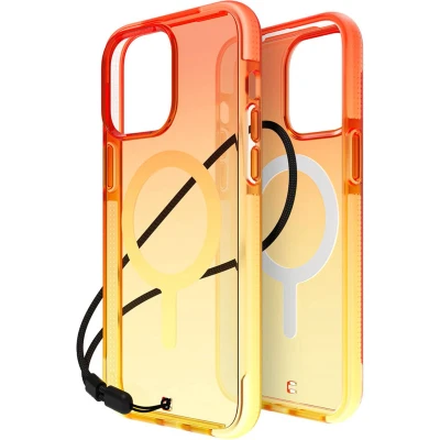 Afbeelding van Apple iPhone 15 Pro Max MagSafe Hoesje Kunststof BodyGuardz Backcover/Hardcase Oranje Telefoonhoesje Shockproof/Valbescherming