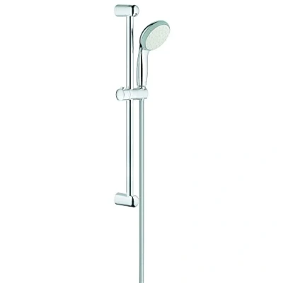 Afbeelding van Grohe vitalio go 100 glijstangcombinatie met handdouche 1 straalsoort kleur chroom 26196000