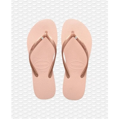 Afbeelding van Slipper Havaianas Slim Crystal Sw II Ballet Rose Schoenmaat 41 42