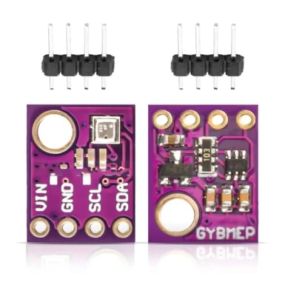 Afbeelding van Diymore 2 stuks GY BME280 hoge precisie digitale sensor barometrische druk temperatuur vochtigheid en luchtdruk Module Board voor DIY I2 C SPI 5V