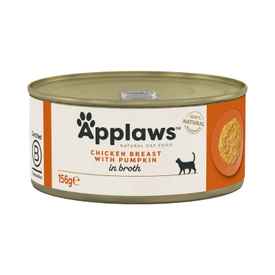 Afbeelding van Applaws natvoeding Kippenborst en pompoen 156 gr. per 24 stuks