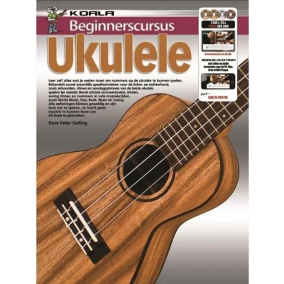 Afbeelding van Beginnerscursus Ukulele Boek + Online Audio en Video