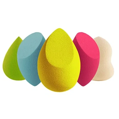 Afbeelding van LAC FOR YOU Set van 5 sponsjes voor make up beauty blender, spons foundation, crèmes en poeder (multicolor)