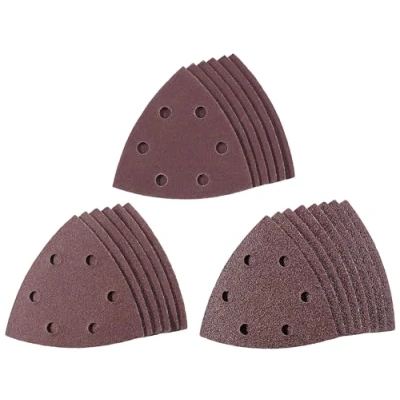 Afbeelding van Originele Einhell 20 delige Delta schuurpapierset (Deltaschuurmachine accessoires, 20x schuurpapier, 93x93x93 mm, incl. 8x P60, 6x P120, P180, klittenbandhechting)