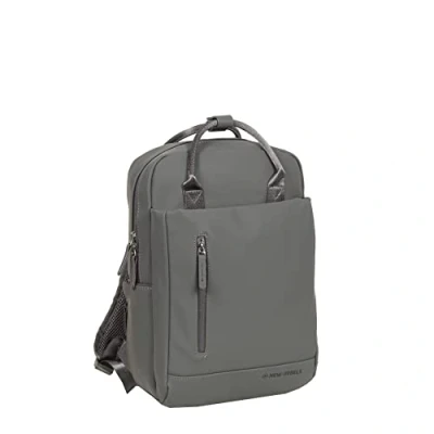 Afbeelding van New Rebels Harper Miami Antraciet Grijs 10L Rugzak Waterafstotend Laptop 13