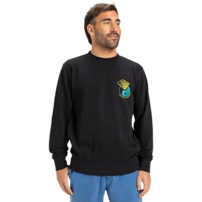 Afbeelding van Quiksilver Graphic MIX CREW Sweater, Maat: Medium, Black