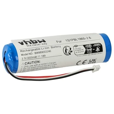 Afbeelding van vhbw 1x accu vervangt Philips 1S1PBL1865 2.6 voor babyfoon (3000mAh, 3,7V, Li Ion)