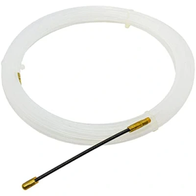Afbeelding van 5 m kabeltrekhulp, 4 mm glasvezel, trek aan de draad met geleidingsveer, kabel intrekbaar.