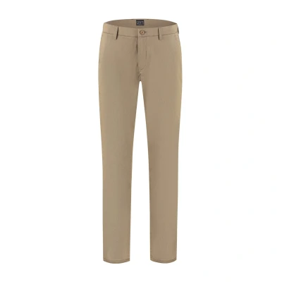 Afbeelding van GENTS Chino stretch structuur camel 98
