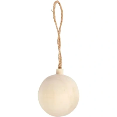 Afbeelding van Creativ Company Kerstbal Hanger Hout, 4,8cm