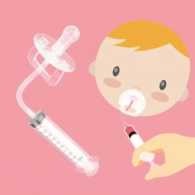 Afbeelding van Fopspeen medicijndispenser voor baby&#039;s, medicijndoseerset eenvoudige toediening van behandelingen
