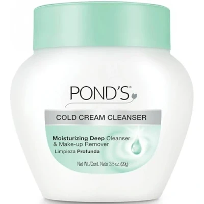 Afbeelding van Ponds cleanser Cold Cream Make up remover Diepe gezichtsreiniger 2x 99g