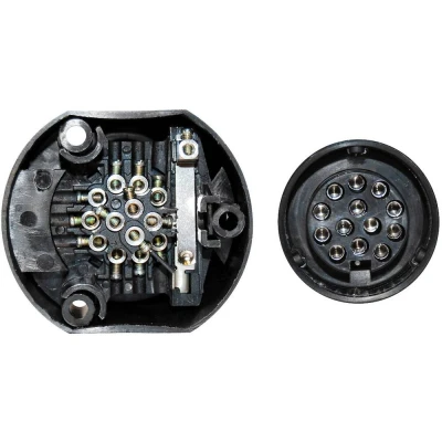Afbeelding van TFA Stecker 88005 Aanhangerstopcontact [ Stekkerdoos, 13 polig] Kunststof