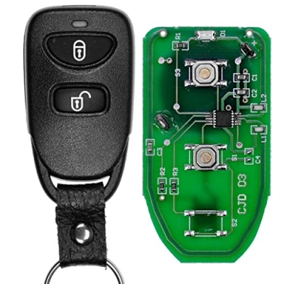 Afbeelding van Autosleutel draadloze afstandsbediening 1x radio behuizing + 434 MHz zender zendeenheid accu geschikt Kia