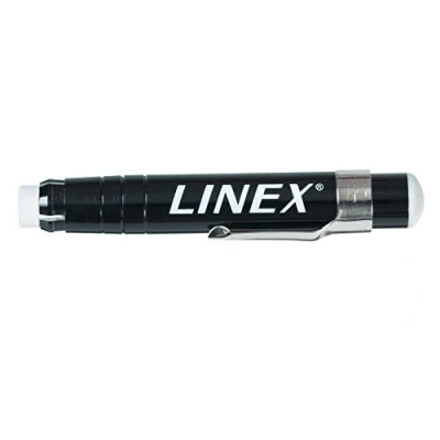 Afbeelding van LINEX 400078627 krijthouder in zwart van metaal, voor ronde tot 10 mm krijt