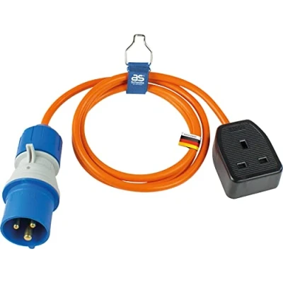 Afbeelding van AS Schwabe 660488 Stroom Adapterkabel 16 A Oranje 1.5 m H05VV F 3G 1,5 mm²