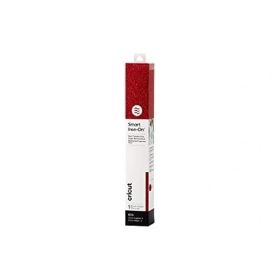 Afbeelding van Cricut Smart Iron on Met Glitters 33 X 91 Cm Rood (1 Vel)