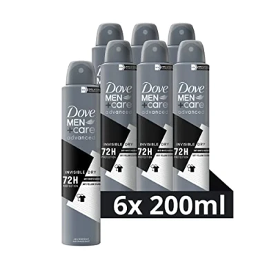 Afbeelding van 6x Dove Deodorant Men+ Care Invisible Dry 200 ml
