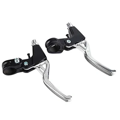 Afbeelding van Alomejor Remhendel voor fiets, 1 paar, MTB, aluminiumlegering, mountainbike, racefiets, zilver