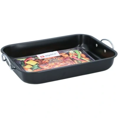 Afbeelding van Alpina Ovenschaal Zwart 39 x 29 6 cm