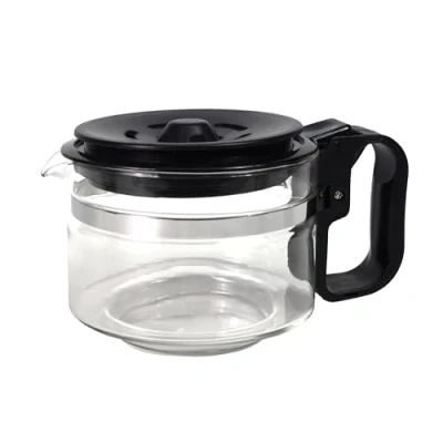 Afbeelding van Sanfor Universeel elektrisch koffiezetapparaat met glazen karaf klein transparante kleur 900 ml