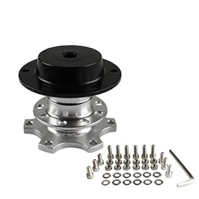 Afbeelding van LIANYG Stuurnaaf aluminium stuurwiel Quick Release Snap Off Hub Adapter Boss Kit 192 (kleur: zilver)
