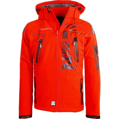 Afbeelding van Geographical Norway Softshell Jas Heren Rood Techno S