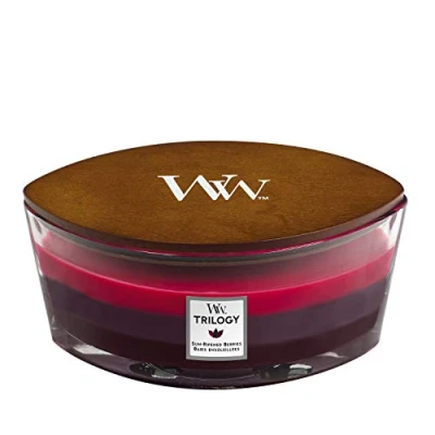 Afbeelding van Woodwick Kaars Trilogy Sun Ripened Berries Ellipse