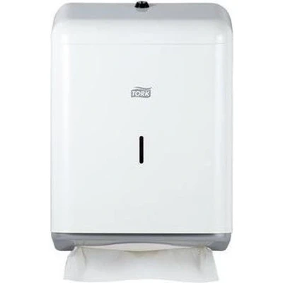 Afbeelding van Tork Z vouw C Handdoek Dispenser Metaal Wit H3 208140