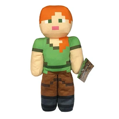 Afbeelding van Minecraft Knuffels 11&#039;81&quot;/30cm Steve, Alex, Creeper, Enderman, Wolf, Lama, Ocelot, Varken karakters Zachte kwaliteit (Alex)