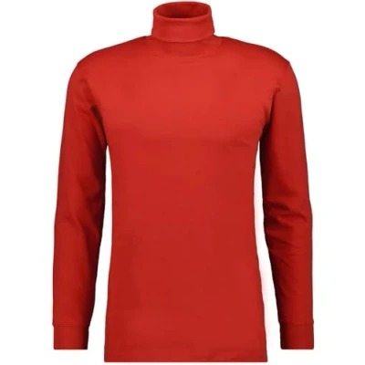Afbeelding van RAGMAN Heren Basic coltrui lange mouwen XXL, wijnrood 615