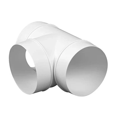 Afbeelding van Ronde buis, T stuk 150 mm/15,2 cm afvoerventilator aansluiting 3 weg adapter ko150 26
