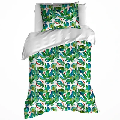 Afbeelding van Dekbedovertrek De Witte Lietaer Puddle Percal 140 x 200 / 220 cm 1 Persoons