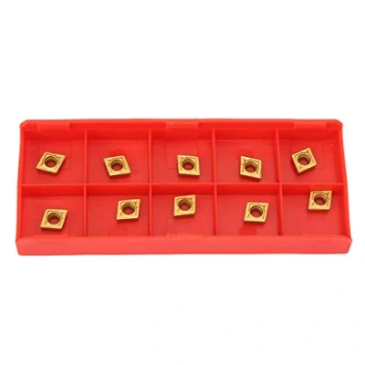Afbeelding van Carbide Turning Inserts CCMT21.51(CCMT060204) CCMT Invoegen Mutilayer Coated CNC draaibank voor Tool Holder Vervanging 10 Stks