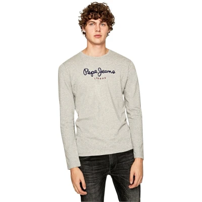 Afbeelding van Pepe Jeans EGGO N Longsleeve, Heren, Maat: Medium, Grey marl