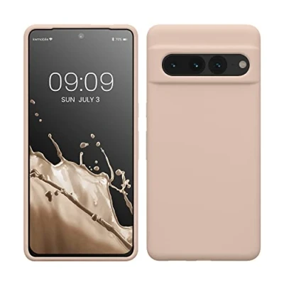 Afbeelding van kwmobile telefoonhoesje compatibel met Google Pixel 7 Pro hoesje Zachte case voor smartphone Back cover in kokosmelk