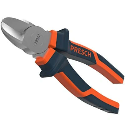 Afbeelding van Presch zijsnijders 160 mm recht Professionele kabelknipper gehard met meercomponentenhandgreep voor het knippen van draad Hoogwaardige draadknipper