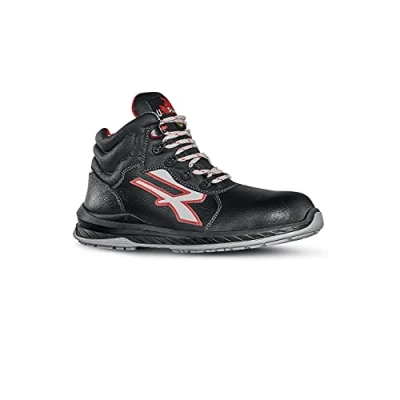 Afbeelding van U Power Chaussures de sécurité hautes anti perforation BOSTON Usage général RS S3 SRC ESD CI 45 Noir