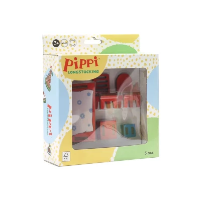 Afbeelding van Pippi Langstrumpf Micki accessoireset koffiefeest