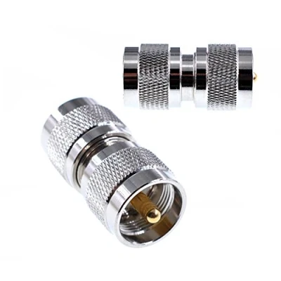 Afbeelding van Oiyagai 2 stks RF Coaxiale Coax Adapter UHF Mannelijke naar PL 259 Connector