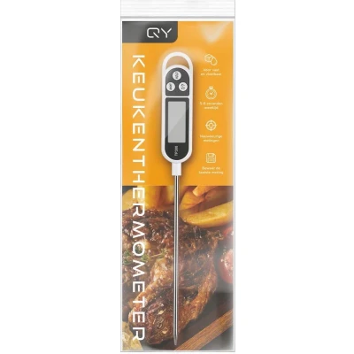 Afbeelding van Vleesthermometer Voedselthermometer Keukenthermometer Digitale Thermometer BBQ
