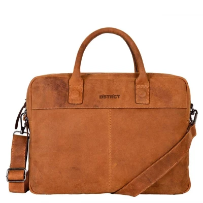 Afbeelding van DSTRCT Wall Street Workingbag 15,6&quot; cognac Laptoptas