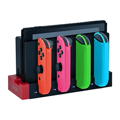Afbeelding van Mcbazel ipega PG 9186 4 in 1 JoyCon Controllers Dock Station houder opladen with LED Indicator for NS Switch